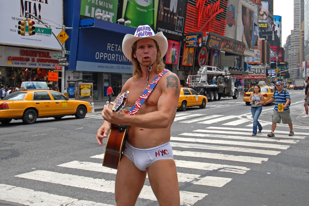 Sheree Paolello WLWT on Twitter: The next Naked Cowboy 
