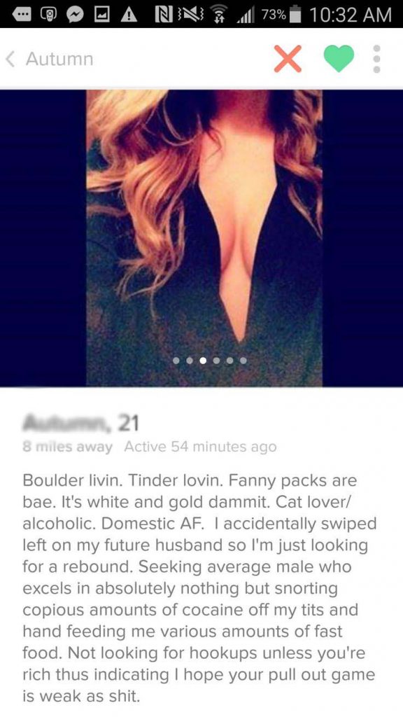 Bio For Tinder For Hookups