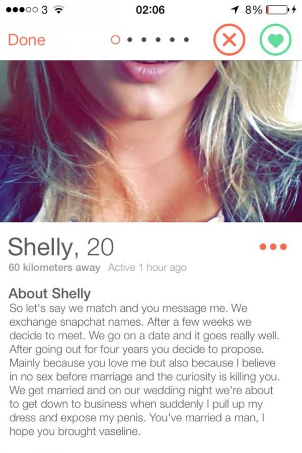 Clever profiles for online dating