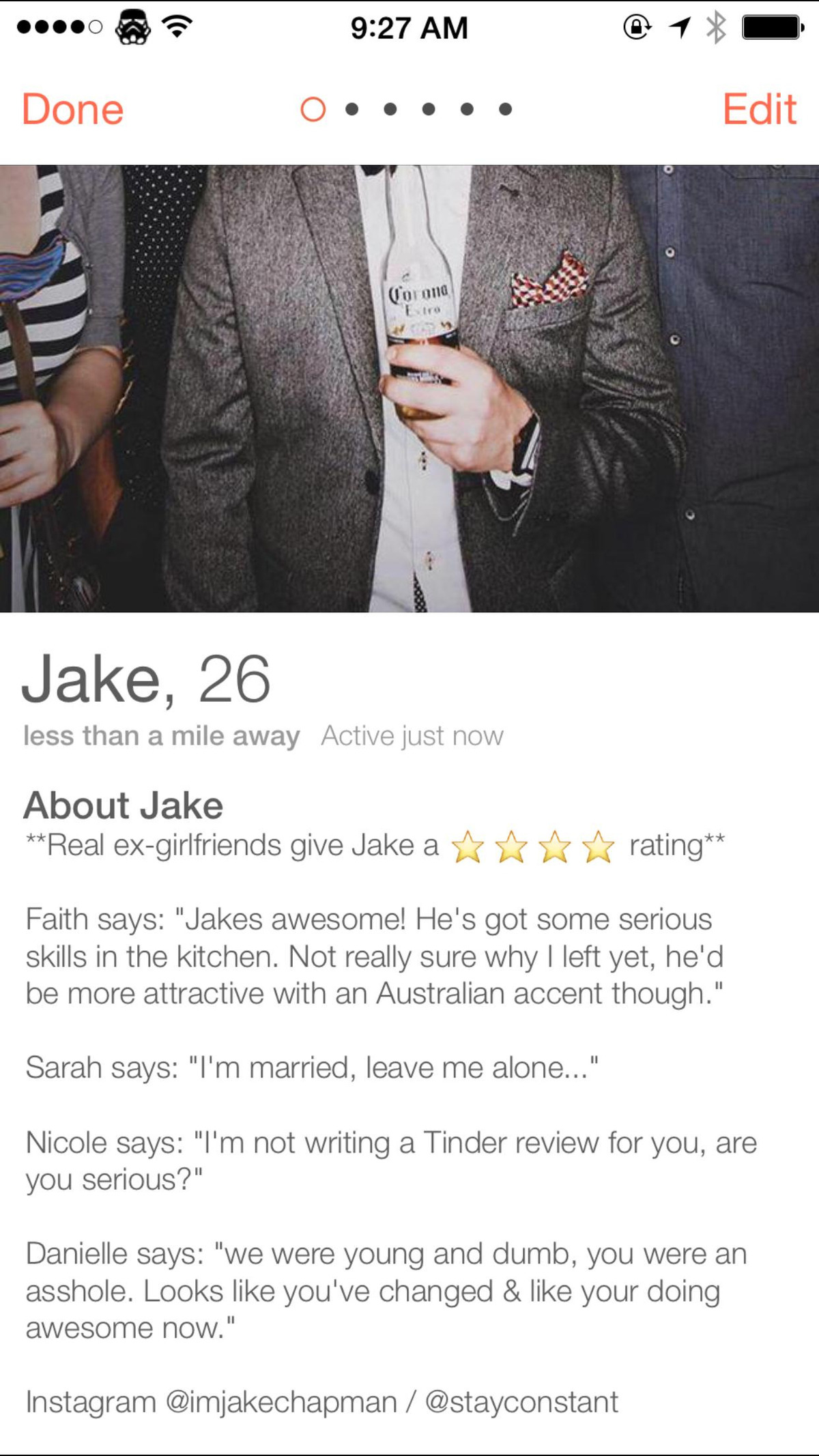 16 Of The Best Tinder Bios Probably Of All Time CollegeTimes