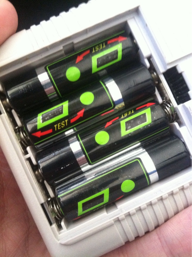 testing batteries nostalgia