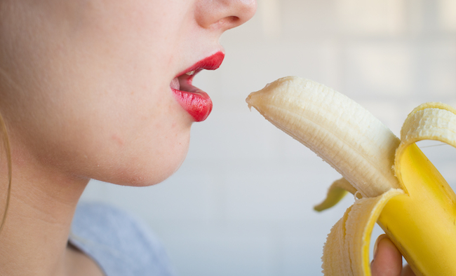 Sexy Eating Banana