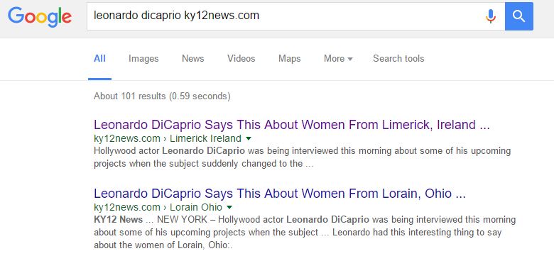 leonardo dicaprio limerick