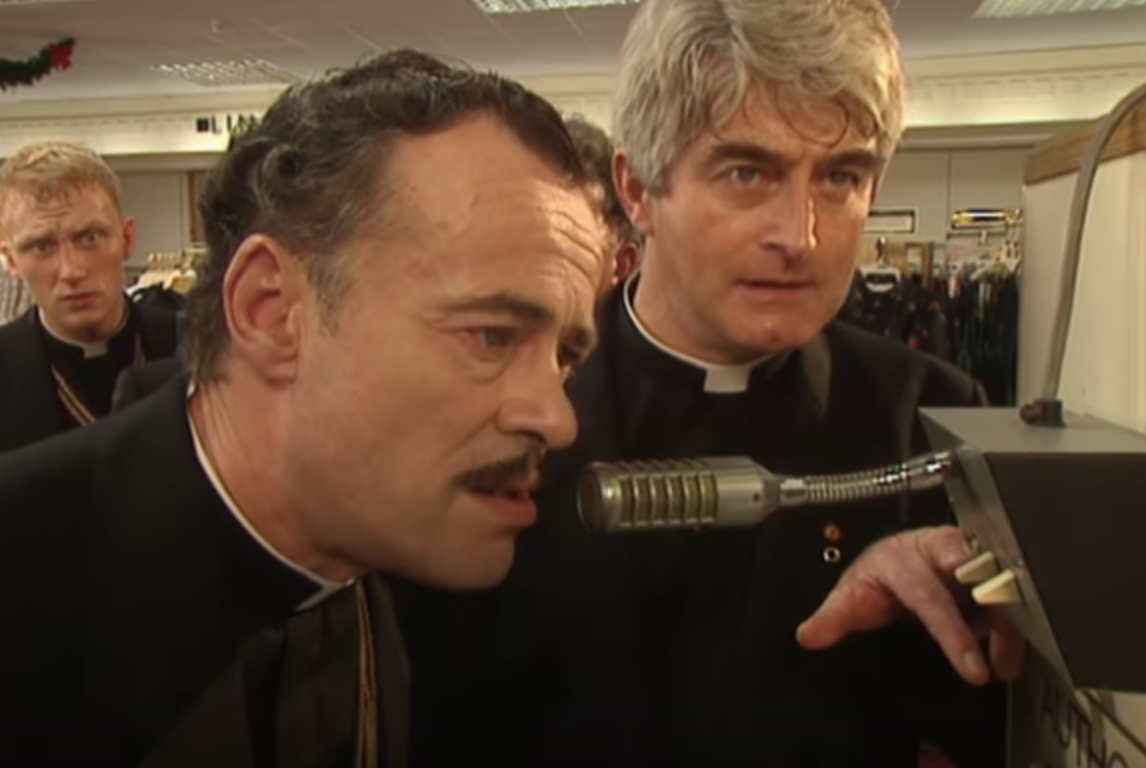 Image result for most boring priest father ted fitzgerald